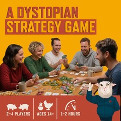 Farms Race Standard Edition – Strategy Board Game for Adults and Family, 2–4