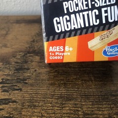 NEW! Hasbro Gaming Jenga Mini Game, Ages 6 And Up, For 1 Or More Players