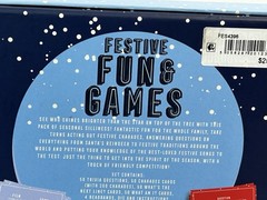 Festive Fun & Games Holiday Trivia Charades Party Game Set Family Xmas