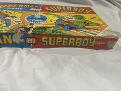1967 Superman Game and Superboy Game Milton Bradley 4725 – COMPLETE