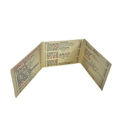 National Mah Jongg League Official Standard Hands And Rules Card 1979-80 42nd