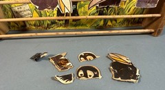 Crows in the Corn cork shooting game Parker Brothers 1930 Incomplete