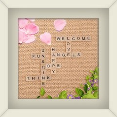 QMET 500 Wood Letter Tiles,Scrabble 5 x 8.8 x 3 inches, Woodgrain Color