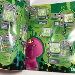Crazy Bones Gogo’s Series 1 Sticker Album and Game Rules Book