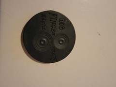Vintage Pog Slammer Bad Boy Club Original Green Plastic California USA 90s