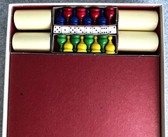 PARCHEESI Deluxe Edition 1975 Vintage Game Royal Game of India Complete Clean