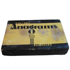 Eye Rest Anagrams for All Word Games Embossing Co #3015 90 Tiles DMG
