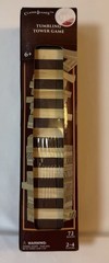Classic Game Mini Wooden Blocks Tumbling Game 72 Pc Crafts Or Playing New Sealed