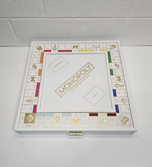 Monopoly Luxury LUXE White and Gold Limited Edition Hasbro 2017