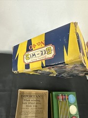 Vintage Gee-Wiz No.40 Racing Game Tin Litho Simulator Wolverine Horse Race Box