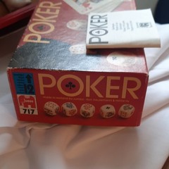 Jumbo Poker Dice Game 1979 MPN 717 Cards & Dice Set for 12 Years & Up
