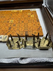 Art Deco Butterscotch Mahjong 143 Pcs
