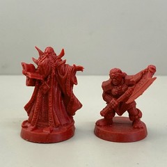 6pcs Mentor Dwarf Knight Rogue Hero Warriors Heroquest Board Game Minis Toy