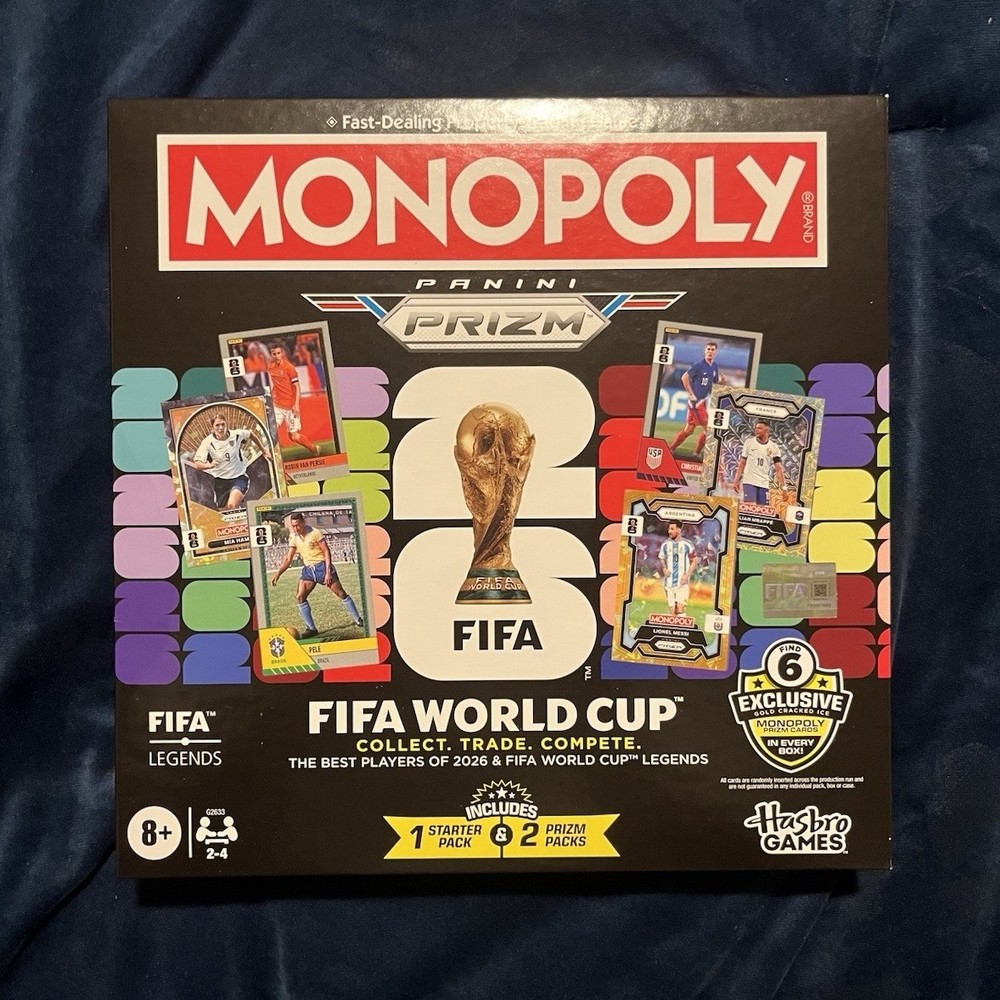 Hasbro Monopoly FIFA World Cup 26 Board Game NO CARDS INCLUDED