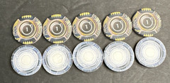 Netrunner LCG 2012 Core Set Replacement Lot of 40 One-Credit Advancement Tokens