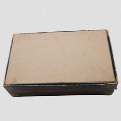 Vintage Old Milton Bradley Lotto Game Travel Suitcase Box Wooden Number Pieces