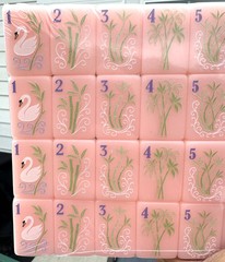 PARIS PINK Acrylic American Mahjong Tiles Set 160 Pcs US Seller Fast Ship NEW