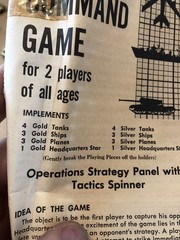 Vintage 1962 Transogram Strategic Command Game With Box COMPLETE Set