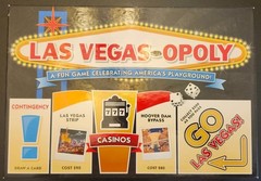 LAS VEGASOPOLY VEGAS BOARD GAME Complete GREAT FOR ANY COLLECTION $$ REDUCED