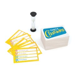 Outset Media Family Charades with Over 800 2.5 x 3.5 inches, Yellow