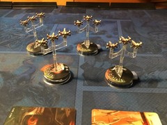Fantasy Flight Games Star Wars Armada Pre-owned Painted X-Wing Squadron