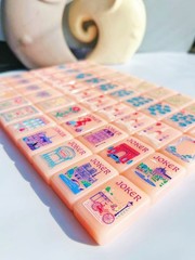 PARIS PINK Acrylic American Mahjong Tiles Set 160 Pcs US Seller Fast Ship NEW