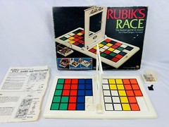 Vintage Rubiks Race Game Rubiks Cube Ideal Toy Corporation 1982 – 98% Complete