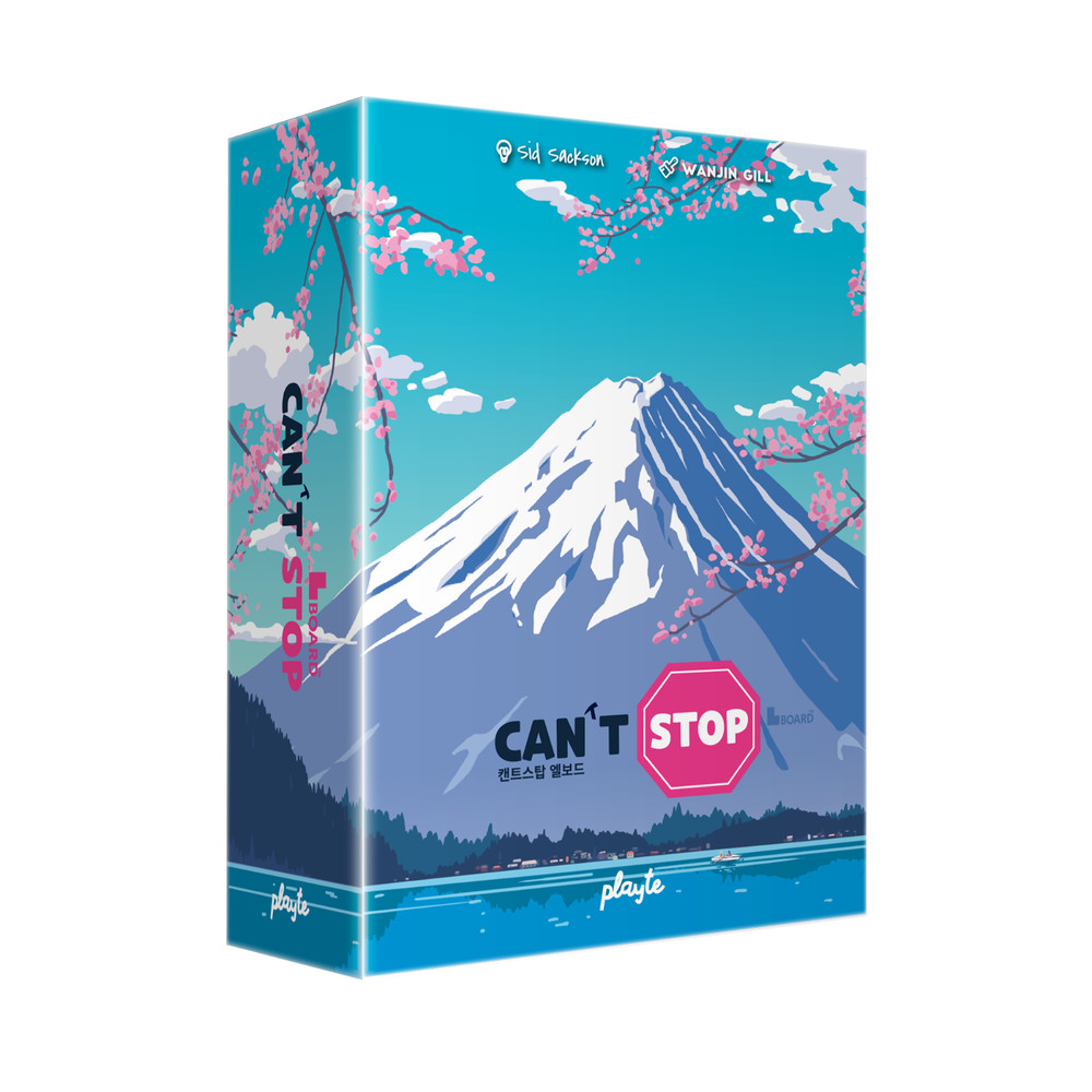 KR VERSION Can’t Stop Fuji Board Game Playte Korean Edition Sid Sackson 2-4P