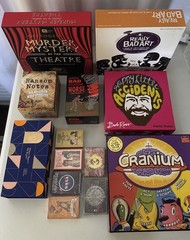 Assorted Games Box- Interactive Games+ 6 decks of cards