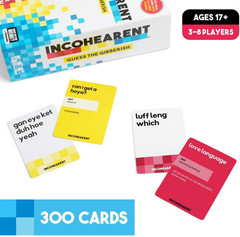 Incohearent by Relatable – Guess the Gibberish Party Game for Adults, Funny Card