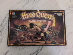 HEROQUEST GAME SYSTEM Milton Bradley 1990 – 100% Complete Damaged Box