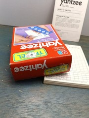 VTG 1989 Yahtzee Travel Game by MB Milton Bradley Age 8 & Up 1 or more players