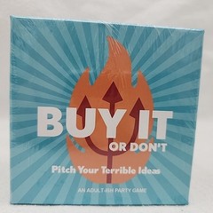 Game Buy It Or Don’t Pitch Your Terrible Ideas Card Out Of Print Binks Games NEW