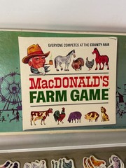 MacDonald’s Farm Board Game Animals Farm Spinner Vtg 1965 County Fair Selchow