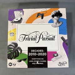 Trivial Pursuit Decades 2010-2020 Board Game Hasbro Pop Culture – NEW Open Box