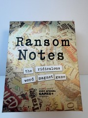 Ransom Notes – UNOPENED Sealed Ridiculous Word Magnet Game Charty Party 2023