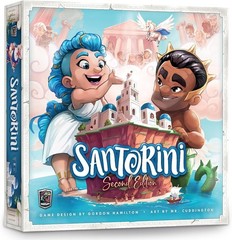 Santorini: Second Edition – 3D Strategy Game for Families, Ages 8+, 20 Minutes