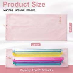 Storage Bag for Mahjong Racks and Pushers, 2 Compartments Fits 4 Racks – Velv…