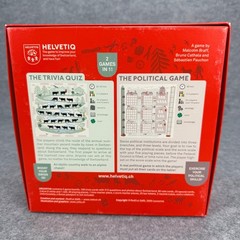HELVETIQ The Swiss Game 2009 Board Game English Bruno Cathala Sealed Cards Read