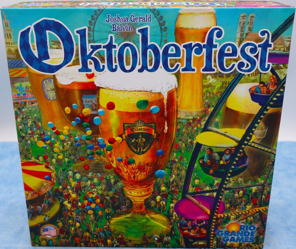 Oktoberfest Board Game Rio Grande Games Complete Joshua Gerald Balvin 3–5 Player