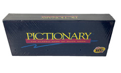 Vintage 1993 Milton Bradley Pictionary Board Game New Sealed Updated For 90s