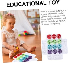 Color Matching Strategy Board Game – Plastic Puzzle Game for Kids & Family
