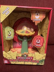 Spikey Sam’s Nachomania Game by Mattel Games cinqo de mayo nachos game salsa NEW