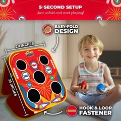 Family-Friendly 2-in-1 Bean Bag Toss & Pinball Game – Perfect for Outdoor Fun