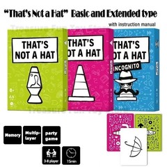 That’s Not a Hat Card Game | Fun Bluffing Memory Party Game for Family & All Age
