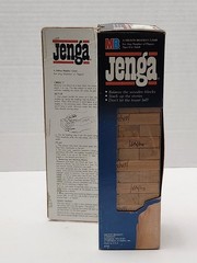 VINTAGE Jenga COMPLETE Milton Bradley 1986 Classic Building Game