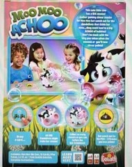 Goliath Moo Moo Achoo Game Funny Sneezing Cow Action Game for Kids Ages 4+