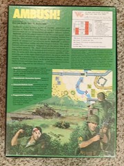 AMBUSH! Victory Games Solitaire Avalon Hill SPI 1983 Unpunched New! WW2