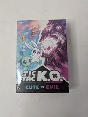 Tic Tac KO Cute vs Evil Card Game: Strategy & Creative Thinking by TeeTurtle