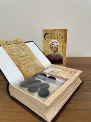 Facade Games Salem Witch Trials Board Game Book Edition with Cards & Tokens